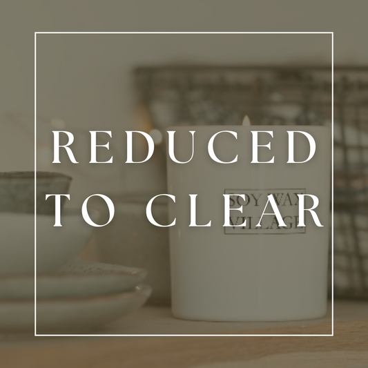 **REDUCED TO CLEAR CANDLES**